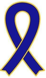 Wristbands Online Dark Blue Awareness Lapel Pin