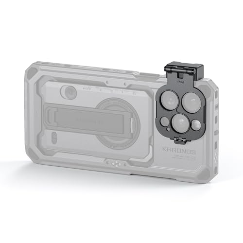 TILTA Khronos TK-IP16-17LA-SG Adaptateur d'objectif fileté 17 mm pour iPhone 16 Pro/Pro Max - Gris sidéral