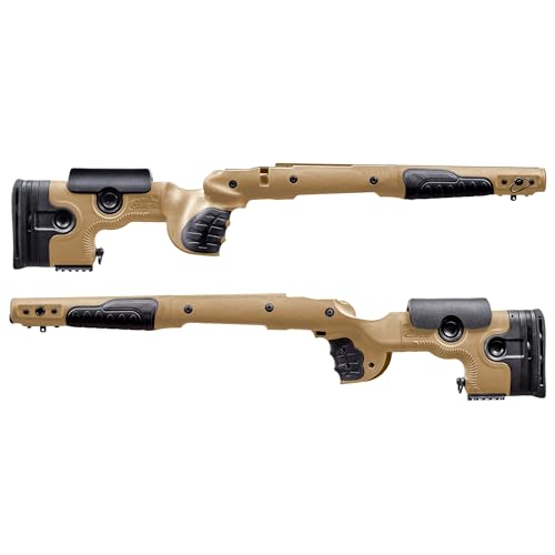 GRS Bifrost Stock Compatible with Tikka T3/x Rifles, Durable Brown Finish, Ergonomic Design (104136)