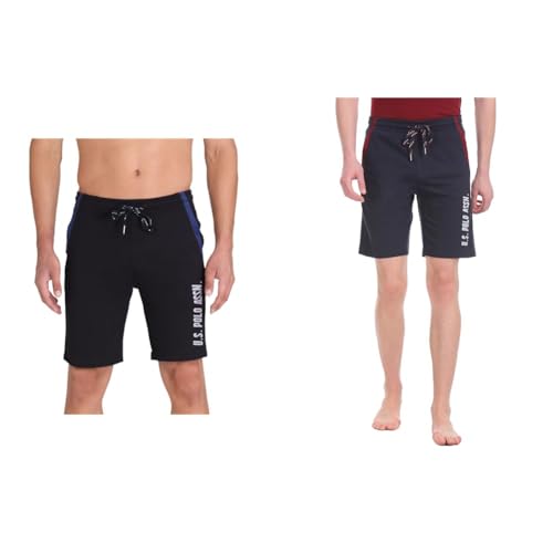Image of U.S. POLO ASSN. Mens Comfort Fit Solid I668 Shorts (Pack of 2)