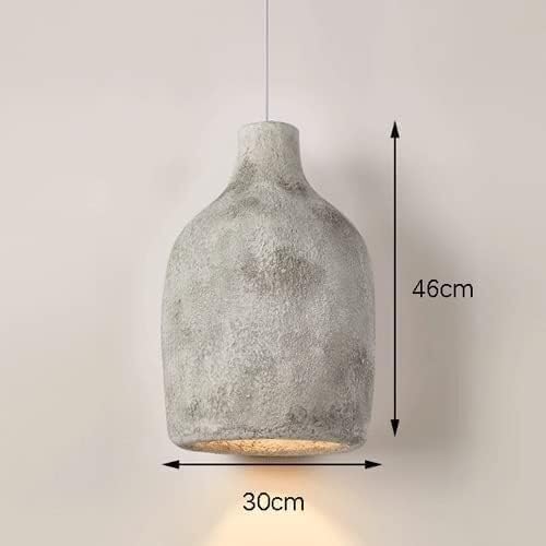 Chandelier cuisine rétro en béton et résine résolvant le manque de style