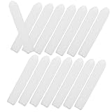 DIYEAH 50 Stck. Spülmaschinenschutzkappe Gestell Ersatz beenden Registerkarten Spitzen für die Zahnstangen in der Spülmaschine Endkappen für die Zinken des Geschirrspülkorbs Plastik Weiß