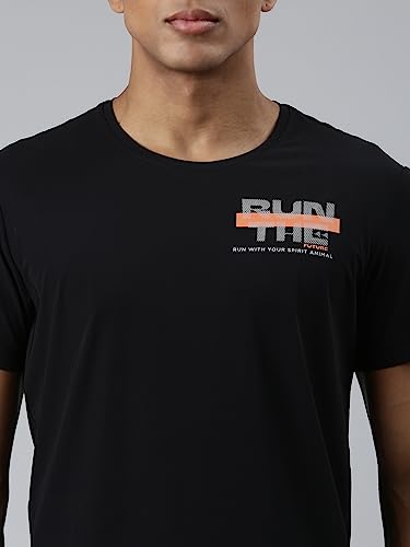 Image of XTEP Comfort Series (Sports Elastic Performance), Running Series, Superior Stretch, Polyamide & Elastane, Crew Neck Comfort Running T-Shirt for Men (White)