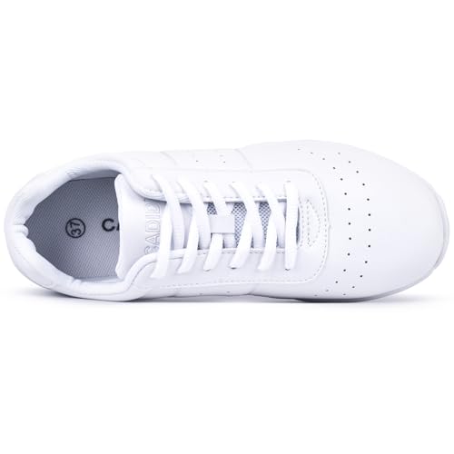 Image of CADIDL Cheer Shoes Women White Cheerleading Dance Shoes