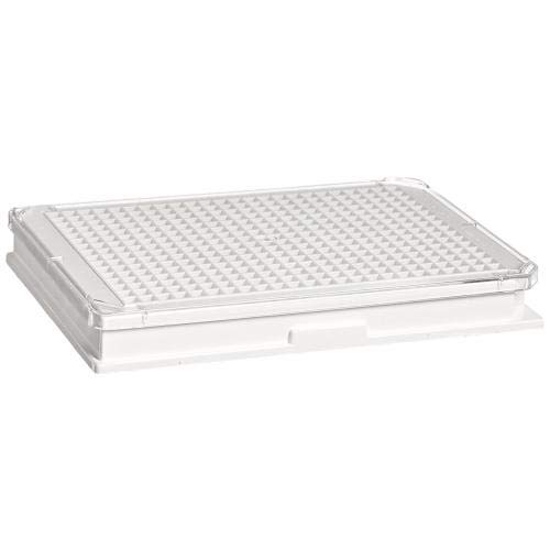 BrandTech Polystyrene White CellGrade Plus Sterile F-Bottom 384-well Transparent Bottom Microplates, Well Volume 120 µl (Pack of 50)