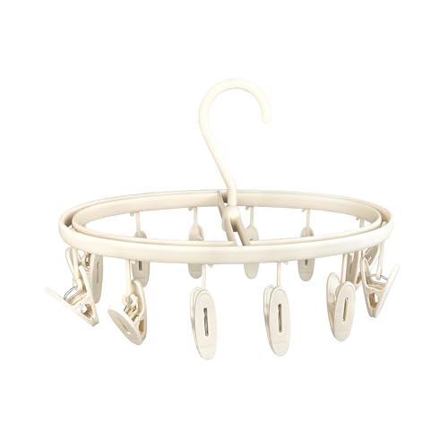 Foyer Nuage Séchoir à Linge Pliable de Qualité Supérieure avec 12 Clips, Séchoir à Linge Portable Mini - Gain de Place, Ultra Léger et Pliable - Parfait pour...