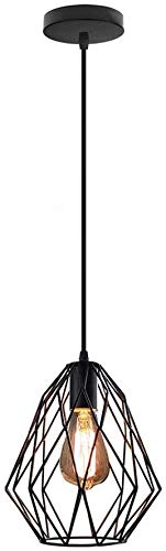Candelabro de jaula de hierro forjado con estructura hueca artesanal de estilo nórdico