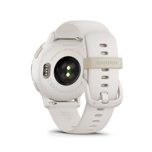 Image of Vivoactive 5, Cream Gold Aluminum Bezel with Ivory Case and Silicone Band