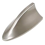 Material: Esta antena de aleta de tiburón está fabricada con plástico ABS de alta calidad, cobre de alto rendimiento y un chip interno que garantiza una larga vida útil y no se dañará tan fácilmente como la antena anterior