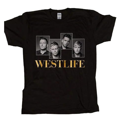dewe3tdesdEU Westlife-Women-s-Tops-t-Shirts-M016-Singer-Front-Printed-tees Black
