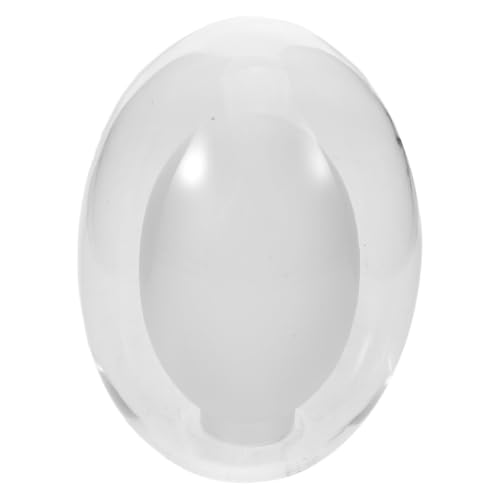 Abat-jour en Verre Transparent Globe 2,7cm Double Couche G9 | Verre Borosilicaté Clair, Finition Lisse et Design Moderne, pour Appliques et Lampes Globe