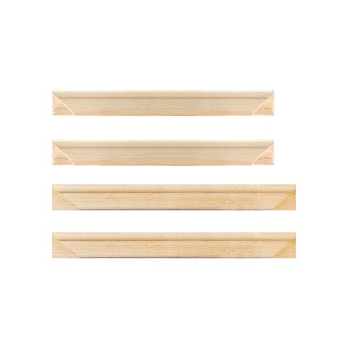 Solid Canvas Stretcher Frames, Premium Pine Wood Strips Bar Set, for Oil Paintings Poster Prints, DIY Arts Accessory Materials Supply, 10x12/25x30cm