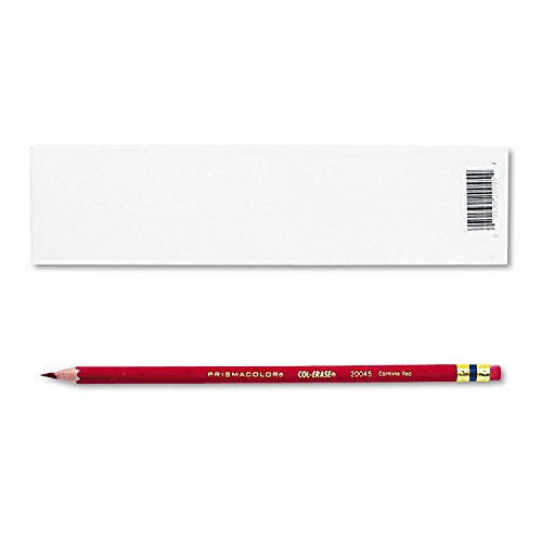 2 DOZEN: Prismacolor Col-Erase Erasable Colored Pencil Carmine Red