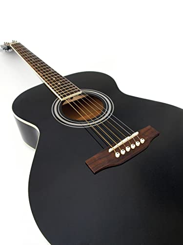 DIMAVERY aW – 303–guitare folk (noir) - Les Beatles, Paul McCartney, John Lennon, RIngo Starr, George Harrison DIMAVERY aW - 303–guitare folk (noir) – Image 4