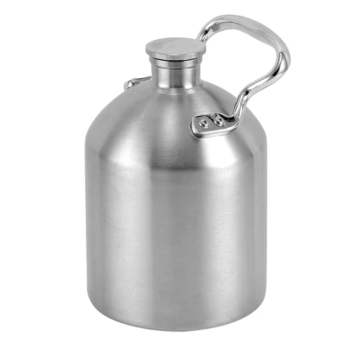 KEG STORM Stainless Steel Protable Beer Water Mini Keg Beer Container for Drinking Carrying 2L