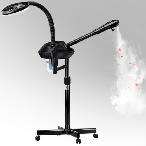 Facial Steamer Professional with 5X Magnifying Lamp