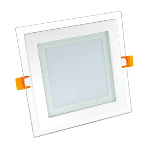 G.W.S® 12W Crystal Glass Edge LED Panel Light Cover