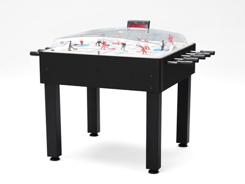 Shelti Breakout Dome Bubble Rod Hockey Game Table - Black