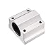 uxcell SCS25 LM25UU 25mm Inside Dia Linear Motion Ball Bearing Slide Bushing Block
