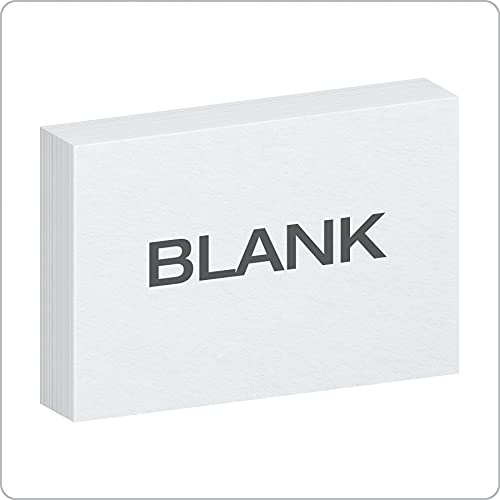 Oxford Index Cards, 4" x 6", 500 Count (Pack of 5) of Blank Flash, White Cue Cards, Double-Sided Q Cards for Study, Note Taking, School, Office, Presentations, and Crafts image 3