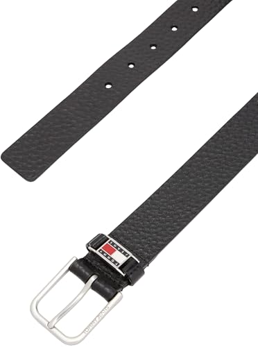 Tommy Jeans Herren TJM Scanton 3.5 AM0AM13417 Fester Gürtel, Schwarz (Black Texture), 100, Schwarz (schwarze Textur), 33 EU – Ansicht 3