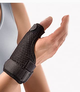 Bort Soft pollice della guida lungo, Tutore per pollice, Medium, Nero