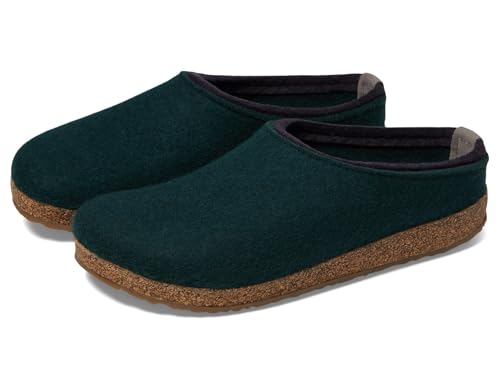 Haflinger Unisex Kris Clog, Blue, 13 US Men