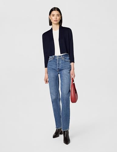 Image of Calvin Klein 3 /4 Sleeve Open Front Shrug