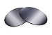 SFx Replacement Sunglass Lenses Compatible for Killer Loop Spoiler 56mm (Non-Polarized Extrm Slv Mirror DrkBlck Pair-SFxEdge)