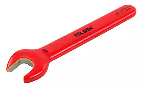 Tolsen V40222 - Injection Insulated Open End Wrench 22mm - VDE 1000 Volts