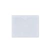 FGF-EU Transparante zelfklevende parkeerkaarthouder Pack 1 ticket en opmerking Sticky Back Protect Cover voor auto, badge, voorruit