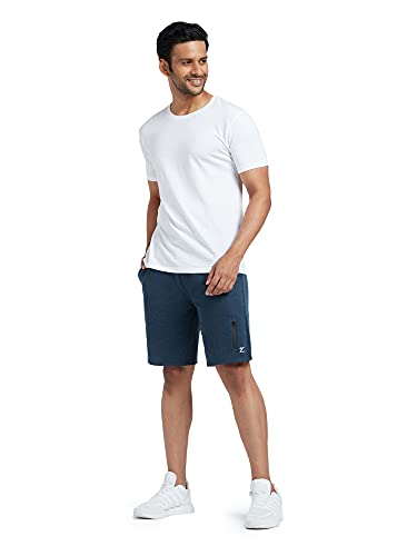 Image of XYXX Men's Hype Cotton Regular Fit Solid Shorts with Side Pockets and No Marks Waistband (Pack of 2)