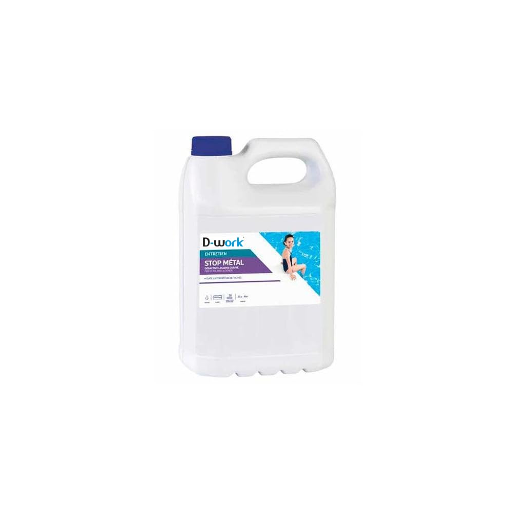 Stop Métal Astral 5 l - Traitement Anti-Corrosion pour Piscine - Protection Durable et Efficace - D-Work