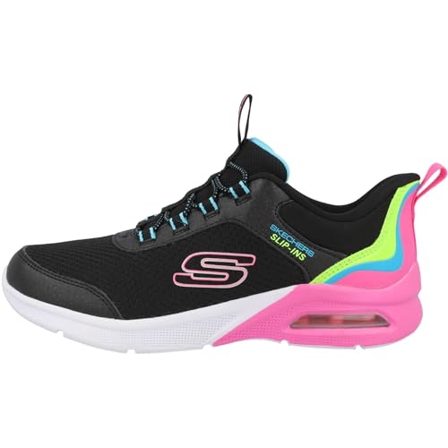 Skechers Girl's Microspec Max-Color Trifecta Sneaker4