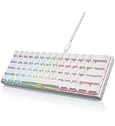 Amazon.com: Mini 60% Mechanical Gaming Keyboard Wired, YK61 Hall