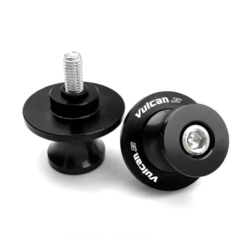 Bobbins stand bobinas marco sliders Para Vulcan S650 VN650 2015-2022 2023 Accesorios De Moto Carretes De Basculante Tornillos M10 Para Soporte Deslizante(Black)