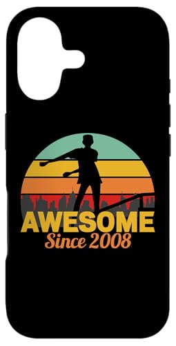 Awesome Since 2008 Birthday Flossing Gift �X�}�z�P�[�X iPhone 17 �p