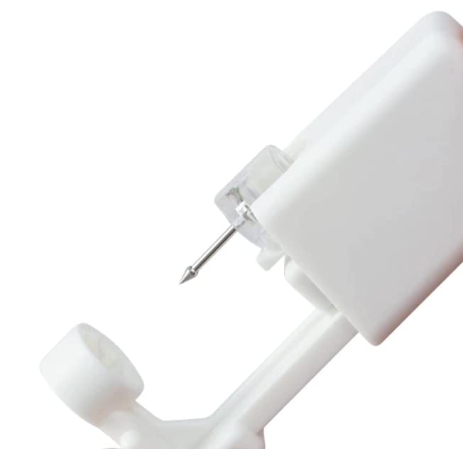 Nose Piercing Kit | Disposable Nose Piercing Gun Kit with Sterilized Needles and Individual sterilization packaging | Painless and Self Titanium Nose Piercing at Home | 1Pack