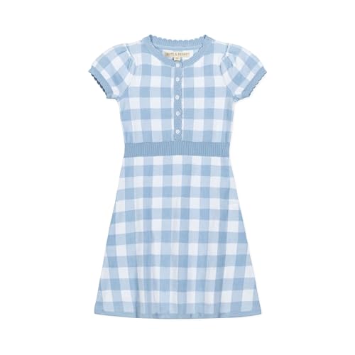 Image of Hope & Henry Girls' Milano Tipped Sweater Dress