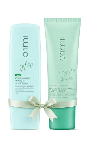 Orimii Pregnancy Safe Day Skincare Duo | Pure Mineral Sunscreen SPF 50 + Babysoft Ceramide Face Moisturiser | Fragrance Free, OBGYN Approved, Worry-Free Skincare for Moms-to-be & New Moms-image-28