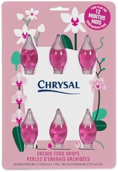 Chrysal Orchid Food Drops โ Orchid Care โ One Pack for a Year Supply โ Concentrated Flower Food for All Species of Orchids โ Ideal Florist Supplies โ Outdoor and Indoor Plant Food