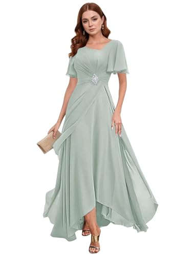 white christmas dresses Beaded A Line Long Mother of The Bride Dress main image 1