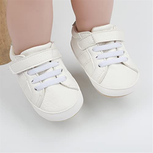 Image of RVROVIC Baby Boys Girls Anti-Slip Sneakers Soft Ankle Boots Toddler First Walkers Newborn Crib Shoes