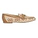 Guess Women's Isaac Loafer, Beige/Brown Logo 210, 10