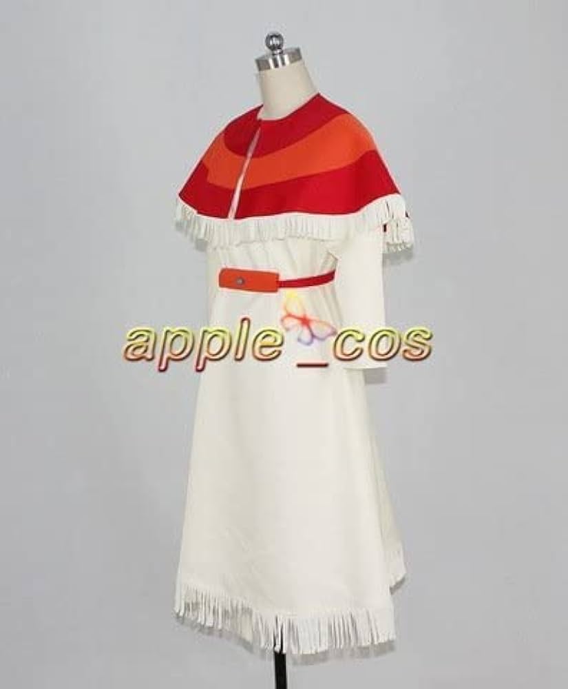 ピーターパン タイガーリリー コスプレ 衣装 フリンジ付き ベージュ ピーターパン タイガーリリー コスプレ イショウ フリンジツキ