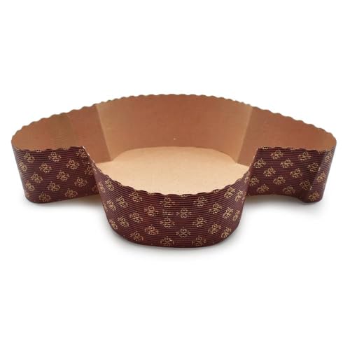 Molde de papel de horno para «colomba pasquale» paloma de pascua de 750 g, 10 unidades