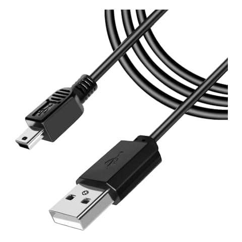 FOUCECLAUS USB Power and Data Cable for Texas Instruments Calculators, 5Ft Charger Cord Compatible with TI-84 Plus CE, Plus C Silver Edition, Nspire CX/TI CX CAS Graphing Calculators (Charger Cable) Cover
