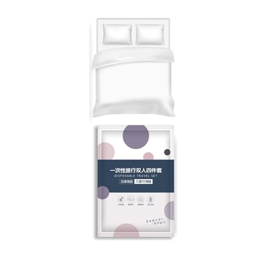 Lily Brown Saco de dormir de viaje no tejido para hotel, ropa de cama desechable, funda nórdica y funda de almohada para excursiones dormitorio alojamiento conjunto transpirable