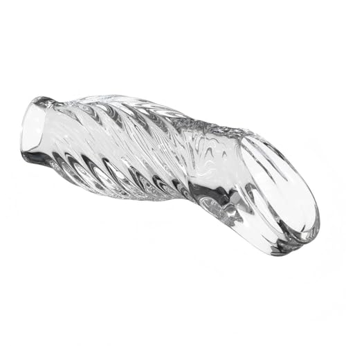 Newly Super Mens Penisen Largement Tool Extendors Sheath for Men Male Enhancement Extension Sleeve Cover (Transparent 6.2 in)