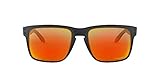 Protective case included Oakley Herren Holbrook XL 941704 Sonnenbrille, Mehrfarbig (Matte Black), 59